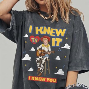 Vintage I Knew It I Knew You Shirt, TS and Toy Story 5 Friendship Shirt, Woody Buzz Lightyear Tee, Disneyland Toy Story Family Matching Tee image 2