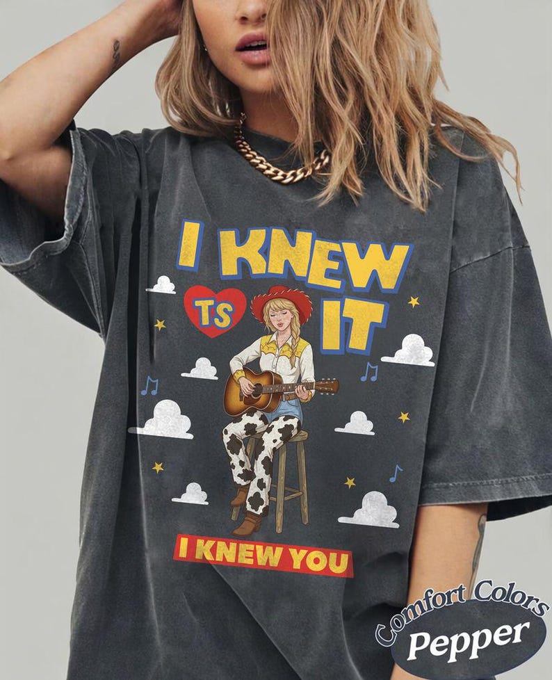 Vintage I Knew It I Knew You Shirt, TS and Toy Story 5 Friendship Shirt, Woody Buzz Lightyear Tee, Disneyland Toy Story Family Matching Tee image 2