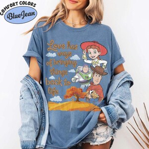 Vintage I Knew It I Knew You Shirt, TS and Toy Story 5 Friendship Shirt, Woody Buzz Lightyear Tee, Disneyland Toy Story Family Matching Tee image 7