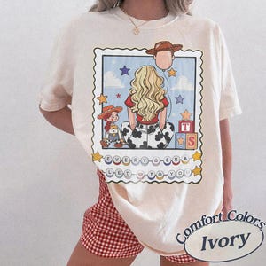 Toy Story Jessie Every Era Led To You Shirt, Taylor Swift Inspired Toy Story Tee, Disney Cowboy Girl Fan Gift, Comfort Colors Retro Tee image 4