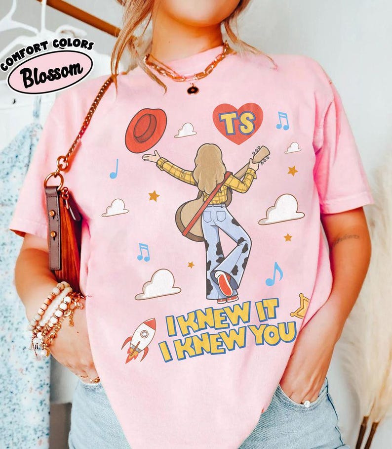 Camiseta vintage "Lo sabía, te conocía", camiseta de amistad de Toy Story 5, camiseta de Woody y Buzz Lightyear, camiseta a juego para la familia de Toy Story de Disneyland imagen 5