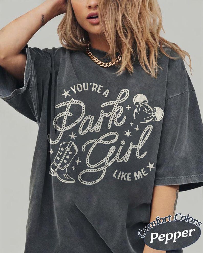 Shirt You're A Dark Girl Like Me, Western Disney Cowgirl-T-shirt, Minnie Mouse Bow-shirt, leuk Disney-fancadeau, comfortkleuren graphic T-shirt afbeelding 3