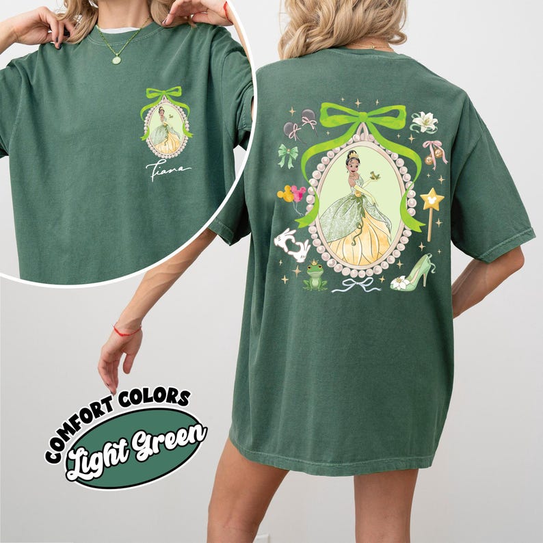Coquette Bow Disney Princess Vintage Shirt, Belle Ariel Elsa Cinderella, Magic Kingdom Magical Castle Tee, Walt Disney Disney Girl Trip Gift image 8
