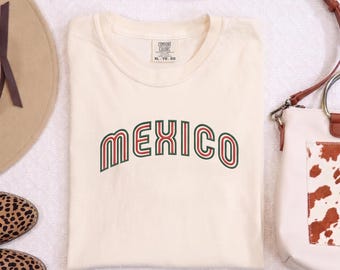 Camiseta bordada de fútbol de México, sudadera Orgullo mexicano atxe015