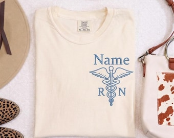 Sudadera de enfermera bordada personalizada: Regalo para la escuela de enfermería