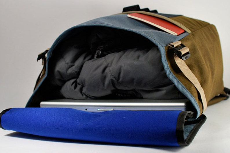 Extra wide backpack with padded straps and padded back in Etsy