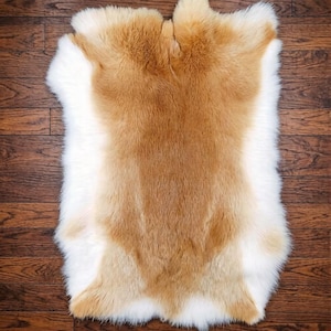 Faux Rabbit Fur Hide, Soft DIY Material for Cushions, Trim, Handrests