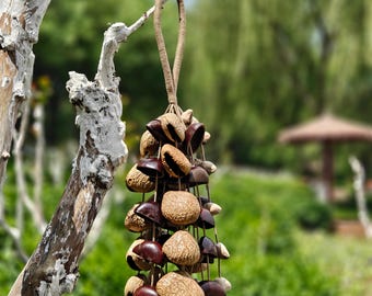 Professional Mixed Seed Pod Rattle, Sound Healing Shaker, Meditation Therapy Instrument