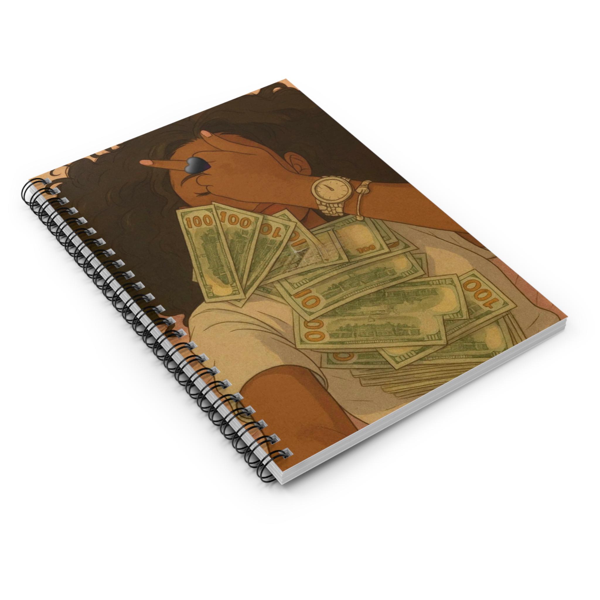 Money Note Book Money Mindset Spiral Notebook | Boss Energy Journal for Goals Notes and ...