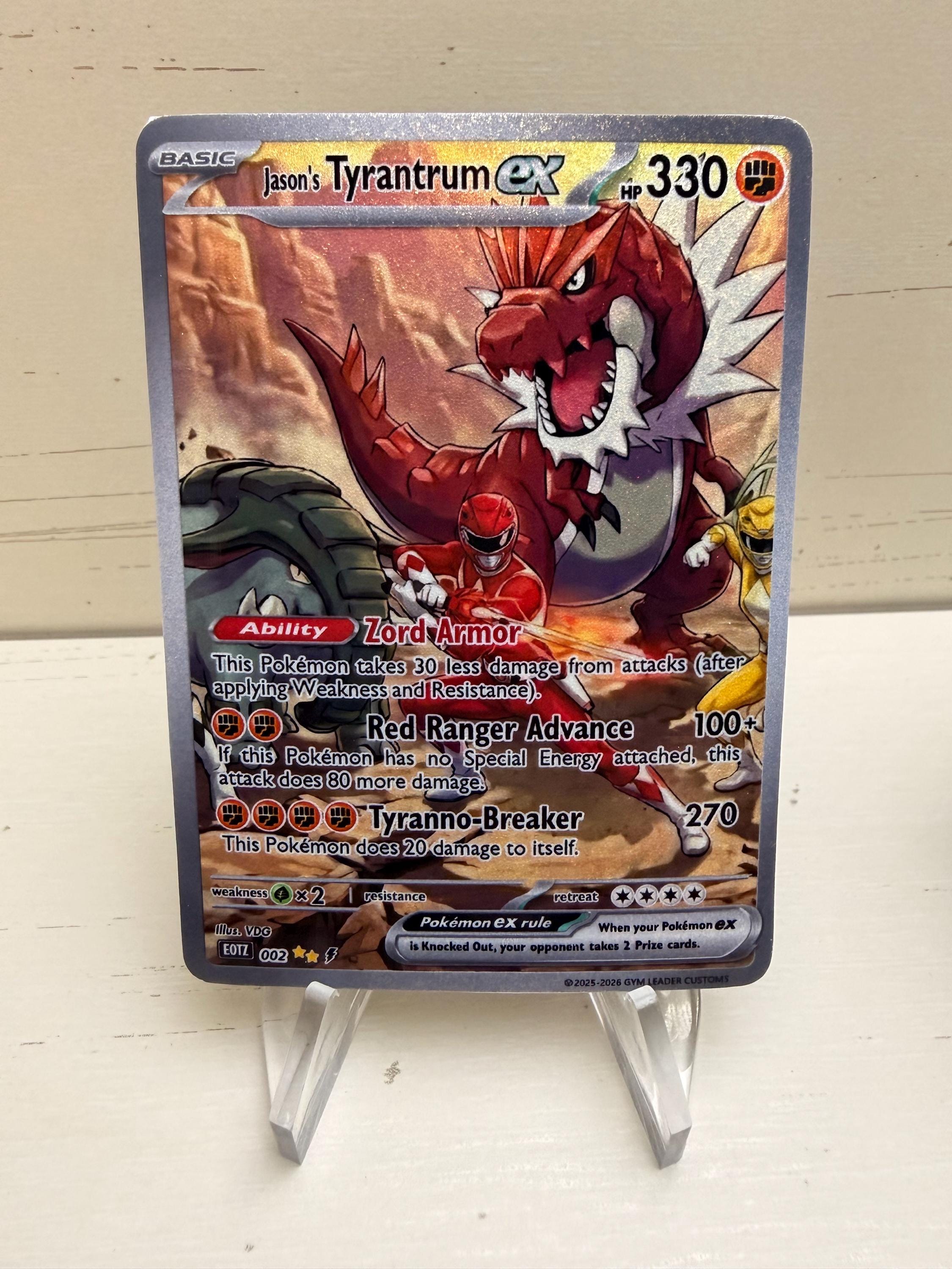 tyrantrum pokemon card SM Forbidden Light Card: - 69/131 - Rare Reverse Hol Find Tyrantrum 062/111 Red Ranger Tyrantrum Custom Pokmon