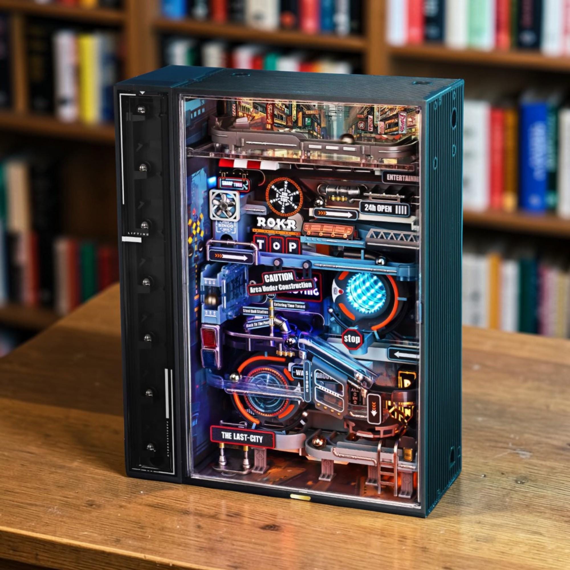 Cyberpunk Marble Run 3D Wooden Puzzle Kit With LED Lights | DIY ...