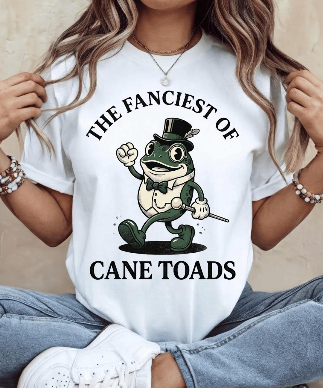 The Fanciest Cane Toad Retro Poster - 1930s Rubberhose Mascot Art ...