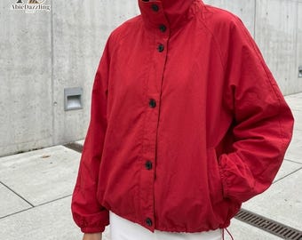 Oversize-Jacke/Mantel | Lockerer Windbreaker mit Stehkragen | Alltagskleidung | Streetwear-Stil