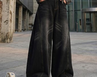 Denim Baggy Pants | Loose Wide Leg Jeans | Daily Wear | Y2K Streetwear Style