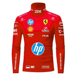 Camiseta de compresión para hombre, manga larga, ideal como capa base para deportes de motor.