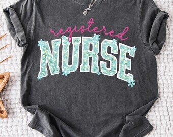 Nurse Registered Comfort Colors® Shirt - Nurse  Student Shirt - Rn, Or, Er,School Nurse, Medical School Tee & Sweatshirt,Unisex