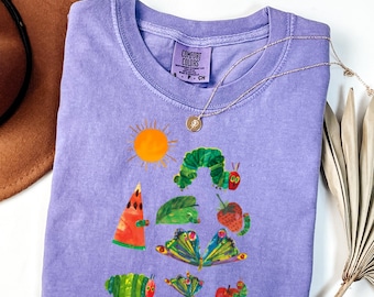 Hungry Caterpillar Shirt,Back To School Tee,Hungry Caterpillar Teacher Sweatshirt, Teacher Life Sweater,Comfort Colors T-Shirt