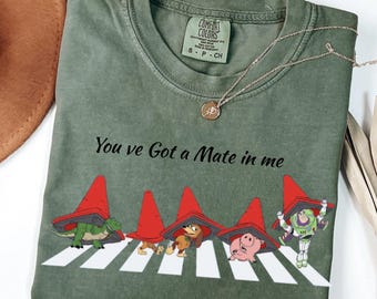 Comfort Colors® Toys Crossing T-Shirt, Toy Story Shirt, Retro Toy Story Tee, Toy Story Character Shirt, Family Trip Tees