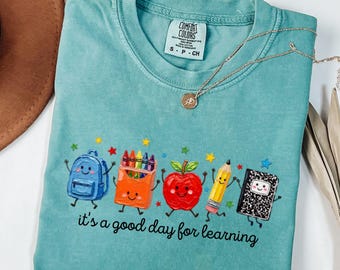 It's A Good Day For Learning Shirt, Doodle Teacher Tee, Teacher Appreciation Gift, Back To School Sweatshirt, Unisex T-Shirt, UnisexHoodies