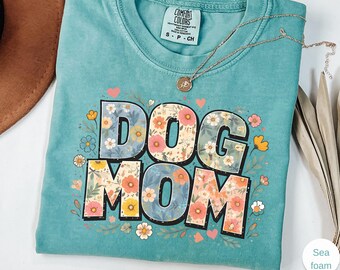 Comfort Colors® Dog Mama Shirt, Mothers Day Gift, Mom Shirt, Retro Mama Shirt,Gift For Mom, Mama Shirt, Mama T-Shirt
