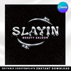 Diy Beauty Logo-Design, Logo-Vorlagen: Nägel, Haare, Zöpfe, Wimpern, Perücke, Mua, DIY Text, Instant Download