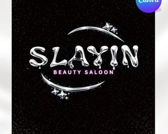 Diy Beauty Logo Design, Logo Templates:Nail, Hair, Braids Lash Wig, Mua, DIY Text, Instant Download
