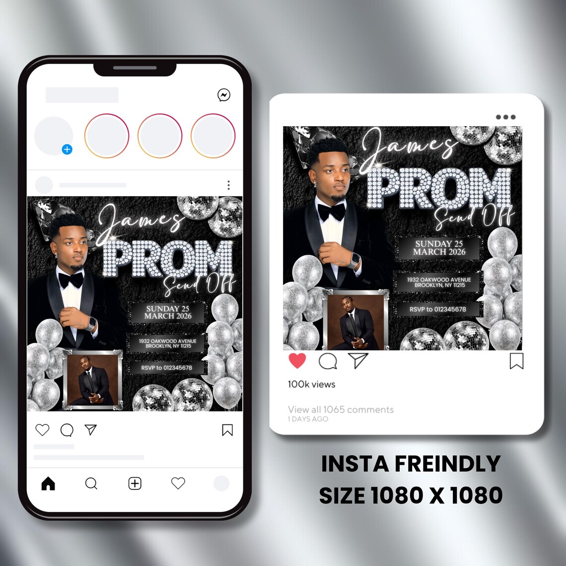 Prom Send off Flyer Red Carpet Party Invitation, Prom Night Welcome ...