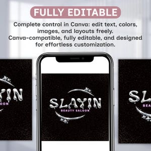 Diy Beauty Logo Design, Logo Templates:Nail, Hair, Braids Lash Wig, Mua, DIY Text, Instant Download