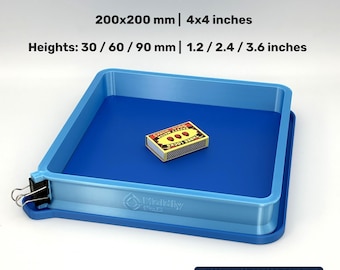 200x200mm Square Mold Housing Set - 3 Heights - STL Files for 3D Printing (Digital Download)