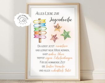 Money Gift for Youth Initiation Ceremony | Wish Fulfiller | Last Minute Gift for Youth Initiation Ceremony (PDF Instant Download) | Gift | Congratulations