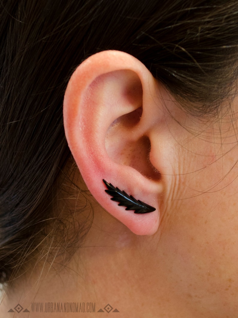 Ear Cuff Earrings Shooting star Ear Pin Climber earrings Minimalist Ear wrap Bohemian Jewelry Handmade EP002H