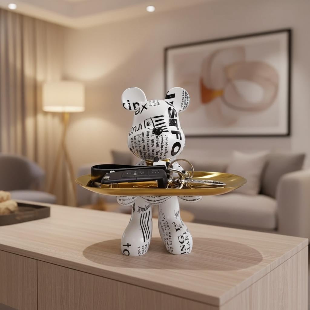 Graffiti bear statue - Etsy 日本