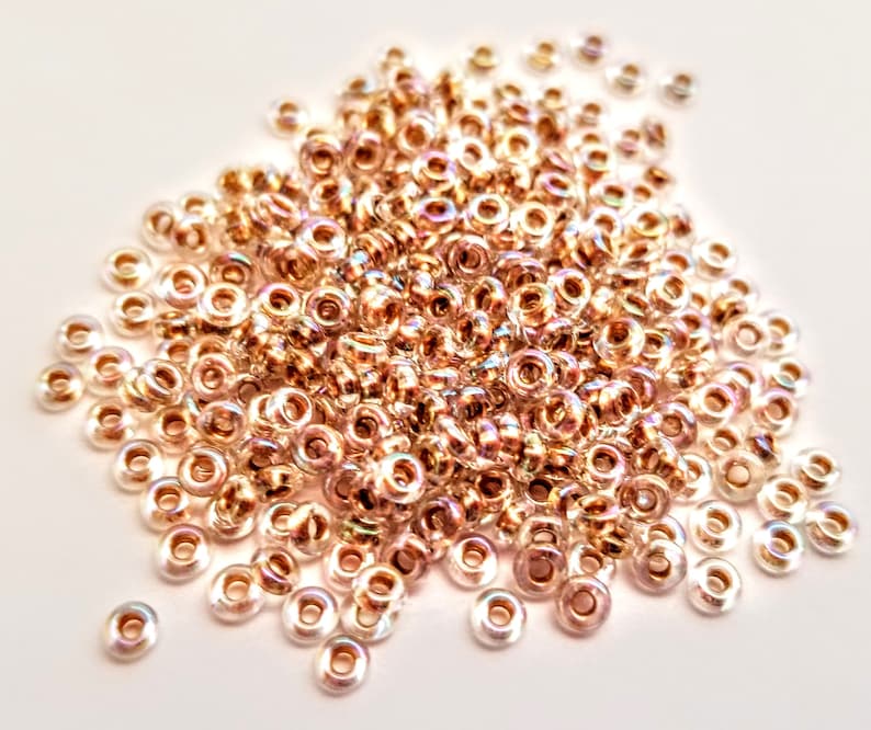 Toho Demi 8/'s  #994  Gold-Lined Crystal Beads
