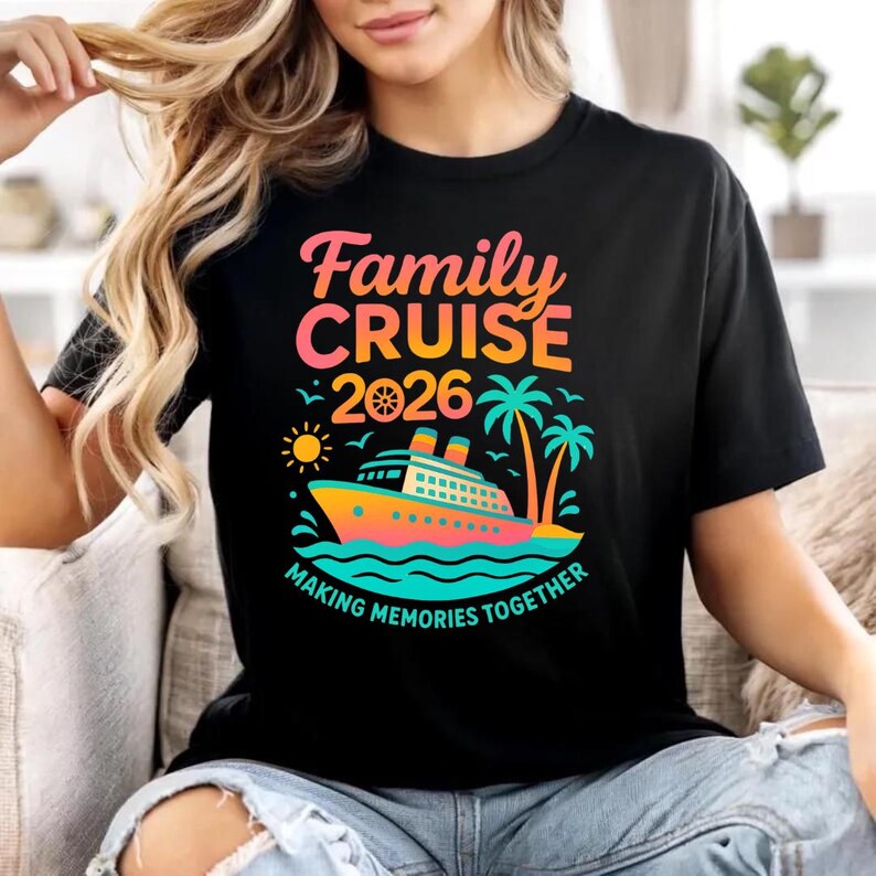 Family Cruise 2026 PNG Bundle, Vacation Shirts, Making Memories ...