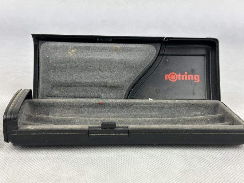 Rotring 600 Newton Fountain Pen & Ballpoint Pen Set Black With Original Case image 10