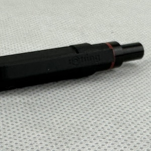Rotring 600 Newton Fountain Pen & Ballpoint Pen Set Black With Original Case image 8