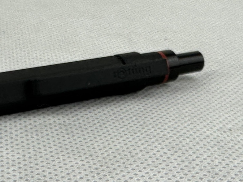 Rotring 600 Newton Fountain Pen & Ballpoint Pen Set Black With Original Case image 8