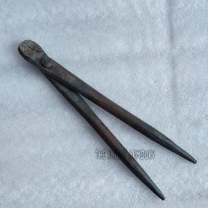 Hand Forged Chainmail Riveting Pliers | Rivet Setting Tool for Flat & Round Rings | Medieval Armor Making | Handmade Steel Tool
