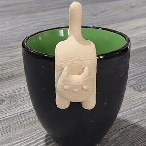 Cat Tea Bag Holder STL | Mug Clip 3D Print File