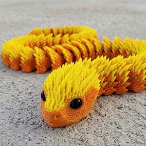 Ledad orm STL | Flexi Fidget Leksak 3D-utskrift