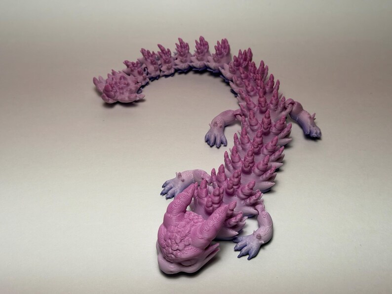 Long Flexi Dragon STL | Articulated Dragon 3D Print File - Etsy UK