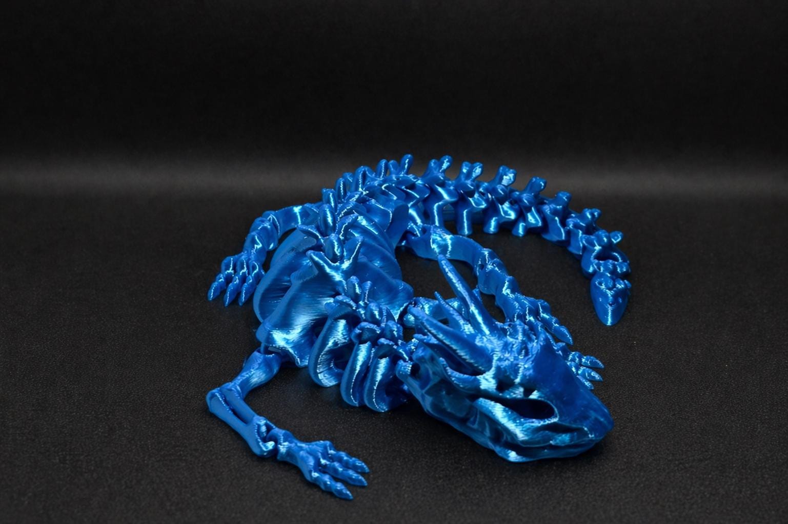 Skeleton Dragon STL | Articulated Flexi Dragon 3D Print File - Etsy
