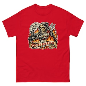 The Grill Reaper T-Shirt, Funny BBQ Shirt
