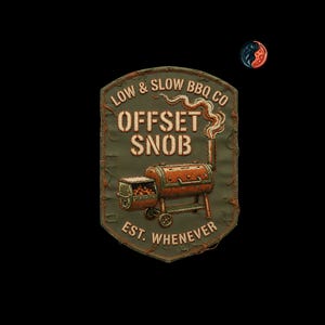 -shirt barbecue fumeur décalé | Snob décalé | Cadeau barbecue pour papa | T-shirt pour fumeur BBQ bas et lent | Cadeau pour amateur de barbecue