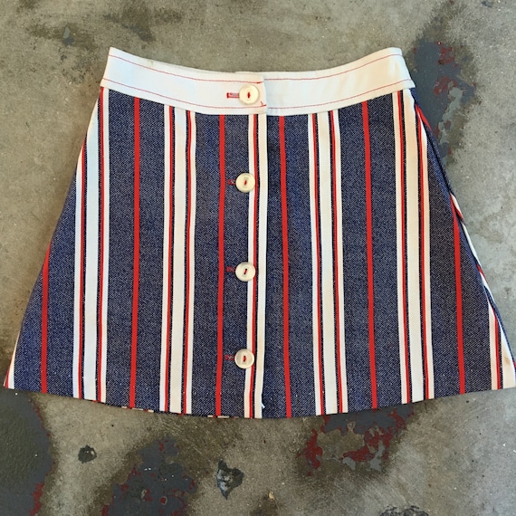 60s/70s High School Mini Skirt