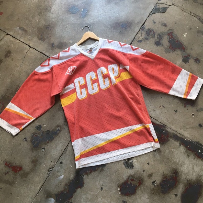 Vintage cccp hockey jersey Clearance
