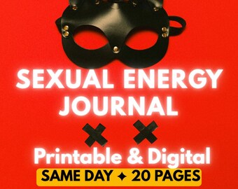 Sexual Energy Journal Printable, Desire & Attraction Workbook, love Relationship Journal,Digital Download, SameDay