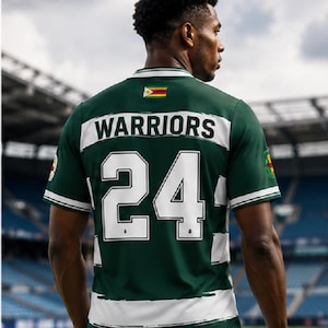 Zimbabwe Warriors fotbollströja | Anpassad fotbollströja med namn och nummer
