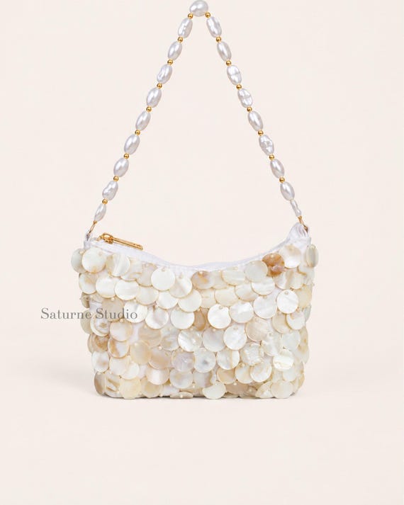 Mother of Pearl bag crossbody bag bridal purse