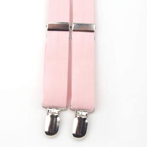 Light Pink Suspenders, rose quartz suspenders, pink suspenders, boy&#39;s suspenders, men&#39;s suspenders, pink braces, boy&#39;s braces, men&#39;s braces